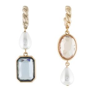 NWT MIGNONNE GAVIGAN Leonie Faux Pearl Dangle Earrings